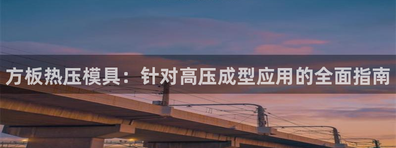 易倍申服用方法：方板热压模具：针对高压成型应用的全面指南